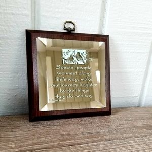 Mirror Wall Plaque